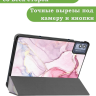 Чехол для TECNO MEGAPAD 11 (Розовый мрамор)