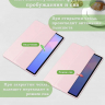 Чехол с прозрачной задней крышкой для Samsung Galaxy Tab S10 FE+ (13,1") (розовый), прозр. акрил