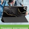 Чехол для Xiaomi Pad Mini (Redmi K Pad) (Черный мрамор)