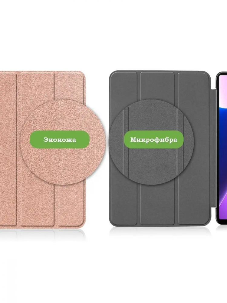 Чехол для Lenovo Tab M10 Plus (Gen 3), розовое золото
