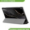 Чехол для Lenovo Tab 4 10 Plus TB-X704 (10" Plus) (Черный мрамор)