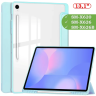 Чехол с прозрачной задней крышкой для Samsung Galaxy Tab S10 FE+ (13,1") (голубой), прозр. акрил