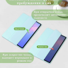 Чехол с прозрачной задней крышкой для Samsung Galaxy Tab S10 FE+ (13,1") (голубой), прозр. акрил