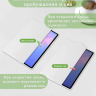Чехол с прозрачной задней крышкой для Samsung Galaxy Tab S10 FE+ (13,1") (светло-серый), прозр. акрил