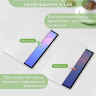 Чехол с прозрачной задней крышкой для Samsung Galaxy Tab S10 FE+ (13,1") (светло-серый), прозр. акрил