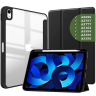 Чехол с прозрачной задней крышкой для iPad 10.9 2022 10th gen (черный), прозр. акрил