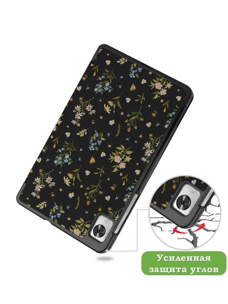 Чехол для Realme Pad Mini RMP2105, 8,7, Цветочки Чехол для Realme Pad Mini RMP2105, 8,7, Цветочки