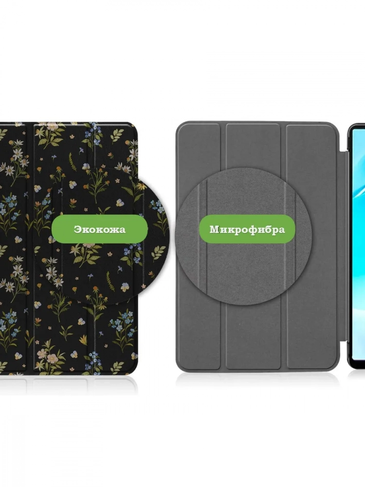Чехол для Realme Pad Mini RMP2105, 8,7, Цветочки Чехол для Realme Pad Mini RMP2105, 8,7, Цветочки