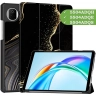 Чехол для HONOR Pad X7 2025 8.7" (5504ADQH) (Черный мрамор)