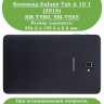 Чехол для Samsung Galaxy Tab A 10.1 (2016) SM-T585, SM-T580 (черный)