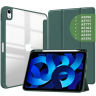Чехол с прозрачной задней крышкой для iPad 10.9 2022 10th gen (т.зеленый), прозр. акрил