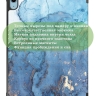 Чехол для iPad Air 5, iPad Air 4, Голубой мрамор