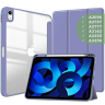 Чехол с прозрачной задней крышкой для iPad 10.9 2022 10th gen (фиолетовый), прозр. акрил