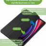 Чехол с прозр. акрил для Samsung Galaxy Tab S9, S9 FE, S10 FE, S10 Lite (черный), прозр. акрил