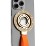 Магнитное кольцо держатель MagSafe c силиконовым ремешком (золотой) №2 Магнитное кольцо держатель MagSafe c силиконовым ремешком (золотой) №2