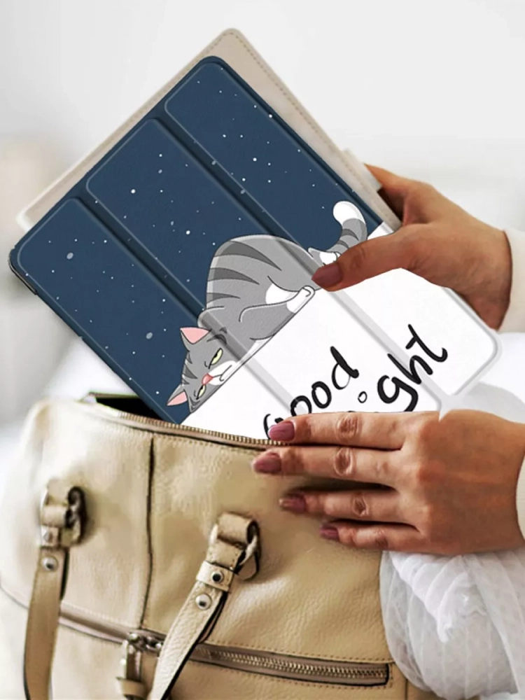 Чехол для Teclast P40S, M40 Plus 2023, P40HD 2023 Dual camera, Сонный кот