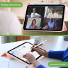 Чехол с прозрачной задней крышкой для iPad 10.9 2022 10th gen (розовый), прозр. акрил