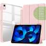 Чехол с прозрачной задней крышкой для iPad 10.9 2022 10th gen (розовый), прозр. акрил