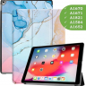Чехол для  iPad Pro 12.9 дюйма (1-го и 2-го поколения), Розово-голубой мрамор