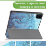 Чехол для Teclast P40S, M40 Plus 2023, P40HD 2023 Dual camera, Голубой мрамор