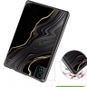 Чехол для Teclast P40S, M40 Plus 2023, P40HD 2023 Dual camera, Чёрный мрамор
