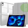 Чехол с прозрачной задней крышкой для iPad 10.9 2022 10th gen (светло-серый), прозр. акрил
