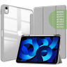 Чехол с прозрачной задней крышкой для iPad 10.9 2022 10th gen (светло-серый), прозр. акрил