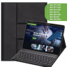 Чехол с клавиатурой для Samsung Galaxy Tab S9, S9 FE, S10 FE, S10 Lite (черный), поворотный