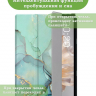 Чехол для Teclast P40S, M40 Plus 2023, P40HD 2023 Dual camera, Зелёный мрамор