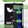 Чехол с прозрачной задней крышкой для iPad 10.9 2022 10th gen (Don't Touch), прозр. акрил