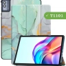 Чехол для TECNO MEGAPAD 11 (Зеленый мрамор)