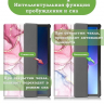 Чехол для Lenovo Tab M10 Plus (Gen 3), Розовый мрамор