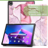 Чехол для Lenovo Tab M10 Plus (Gen 3), Розовый мрамор