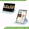 Поворотный чехол для Honor Pad 9 (голубой), 360гр.