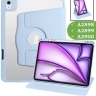 Поворотный чехол для iPad Air 13 (2024) (голубой), 360гр.