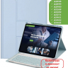 К/Ч для iPad Air 13 (2024) (голубой), поворотный, БЕЗ КЛАВИАТУРЫ