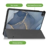 Чехол для Lenovo Tab M10 Plus (Gen 3), Синий мрамор
