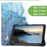 Чехол для Samsung Galaxy Tab A 8.0 (2019) T290, T295, Голубой мрамор
