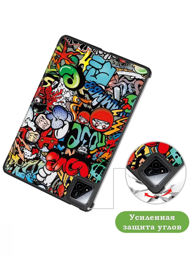 Чехол для Xiaomi Pad 7, Xiaomi Pad 7 Pro, Граффити