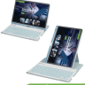 Чехол с клавиатурой для Xiaomi Redmi Pad SE (голубой), поворотный