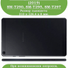 Чехол для Samsung Galaxy Tab A 8.0 (2019) T290, T295, Розово-голубой мрамор