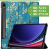 Чехол для Samsung Galaxy Tab S9, S9 FE (Абрикосовое дерево)