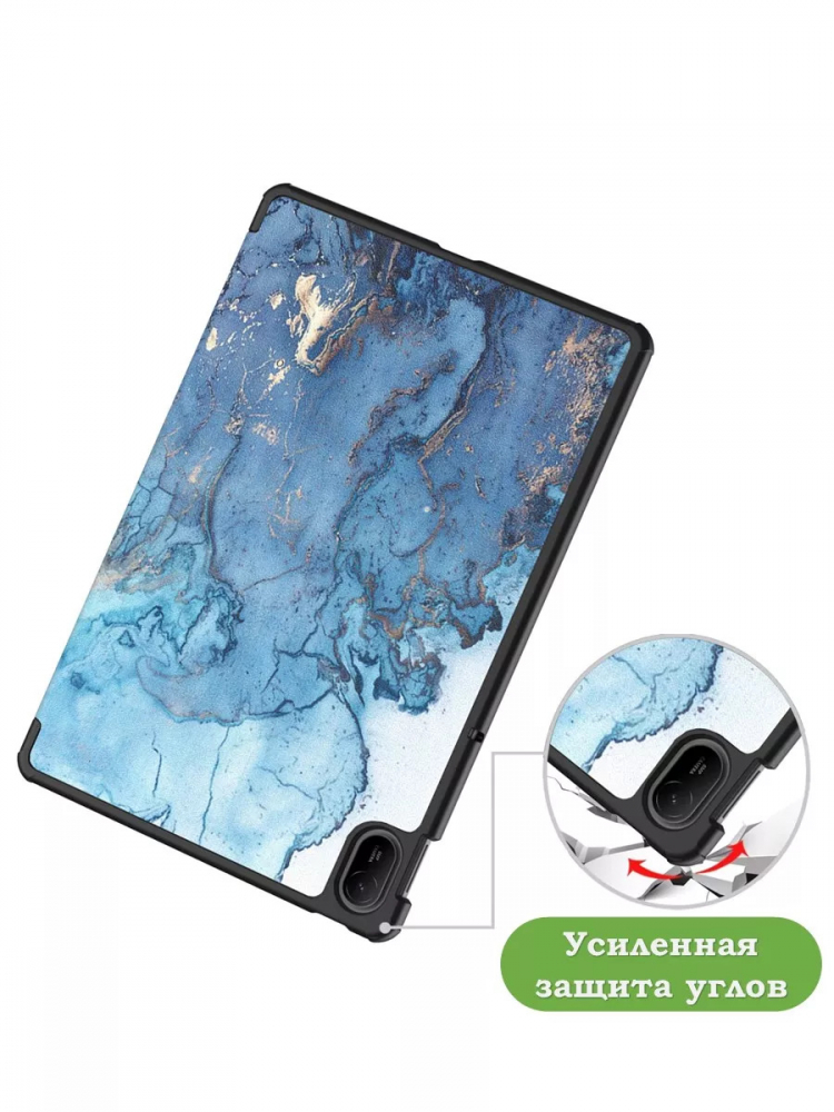 Чехол для HUAWEI MatePad SE 11 2024 (11se), Голубой мрамор