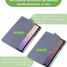 Чехол с прозрачной задней крышкой для Samsung Galaxy Tab S11 (фиолетовый), прозр. акрил