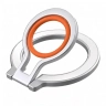 Магнитное кольцо держатель MagSafe (серебряный, оранжевый) №10