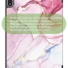 Чехол для 1+ Pad 4 / OP 5 Pro (Розовый мрамор)