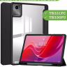 Чехол с прозрачной задней крышкой для Lenovo Xiaoxin Pad 2024, Lenovo Tab M11 (черный), прозр. акрил