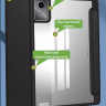 Чехол с прозрачной задней крышкой для Lenovo Xiaoxin Pad 2024, Lenovo Tab M11 (черный), прозр. акрил