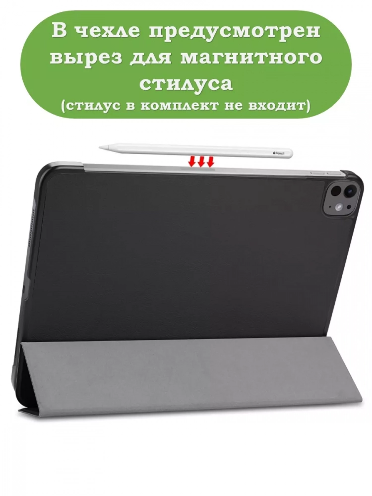 Чехол для iPad Pro 11 (5th gen), 2024 (черный)