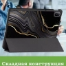 Чехол для HUAWEI MatePad SE 11 2024 (11se), Черный мрамор